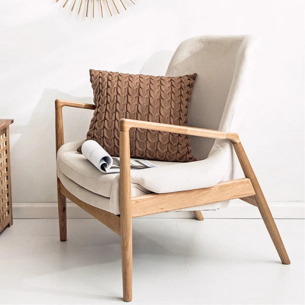 45*45cm Knitted Chair Lounge Cushion Cover Waist Throw Pillowcase Sofa Bed Decor