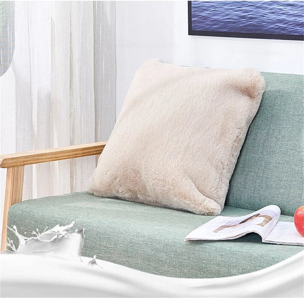 Fluffy Faux Fur Shaggy Soft Sofa Bed Home Car Decor Pillow Case Cushion Cover