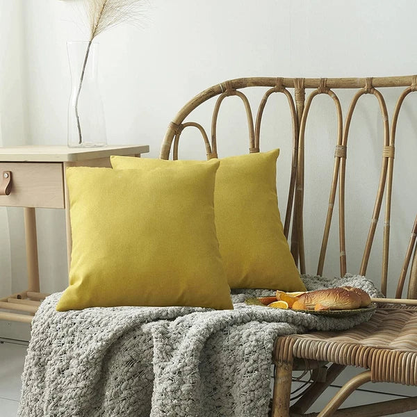 Outdoor Waterproof Cushion Cover Square Pillow Cases for Patio Tent Couch Sofa