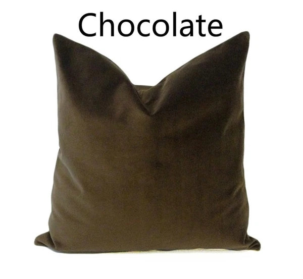 Velvet Pillow Case Waist Throw Cushion Cover Home Office Sofa Chair Bed Decor