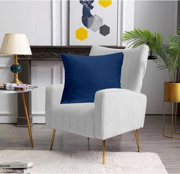 Crushed Cushion Covers or Velvet Cushions 18 x 18 Set of 2 Pair Bed Sofa Pillow