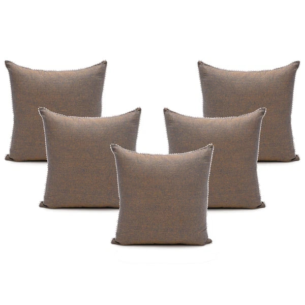 Cushion Covers Case Cotton Throw Pillow Cover Sofa Home Decor Solid with Lace-S5