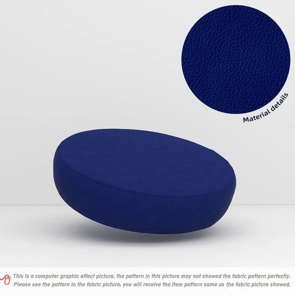 Pb016 Cushion Cover*Deep Blue*Faux Leather synthetic Litchi Skin Box Sofa Seat