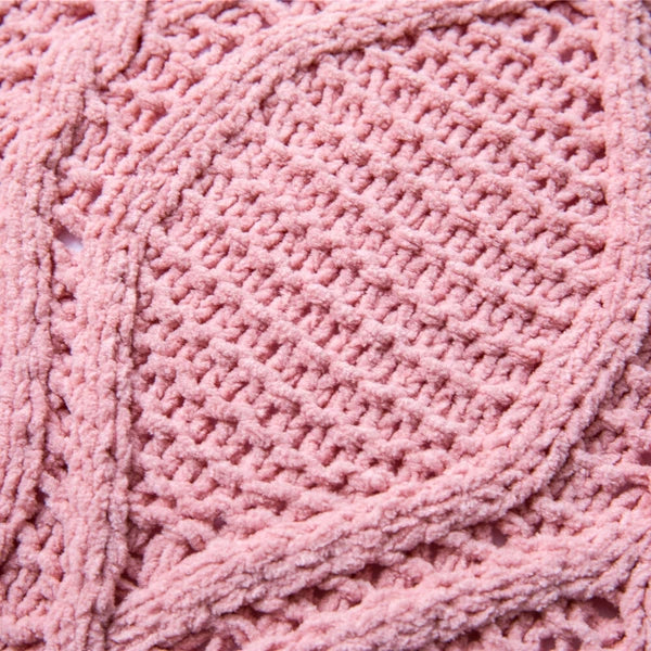 18" Knitted Pillow Case Sofa Bed Soft Pompom Ball Waist Throw Cushions Cover New