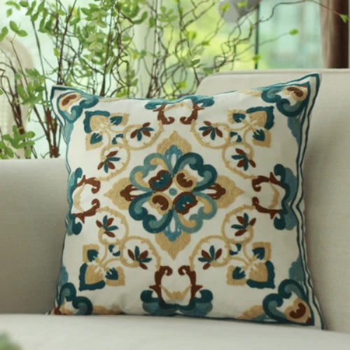Luxury Cushion Covers for Living Room Sofa Cushion Cover Embroidery Pillowcase