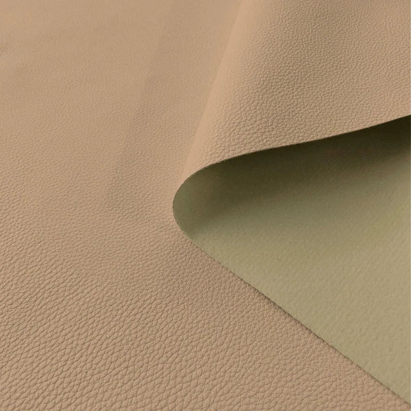 Pb031Cushion Cover*Nude Tan*Faux Leather synthetic Litchi Skin Box Sofa Seat