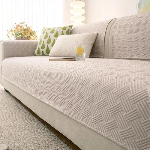 Ice Silk Sofa Seat Cover Nordic Style Universal Sofa Slipcovers for Living Room