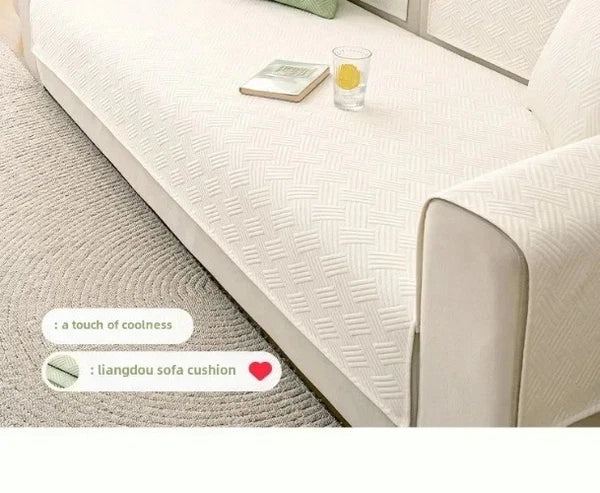 Ice Silk Sofa Seat Cover Nordic Style Universal Sofa Slipcovers for Living Room