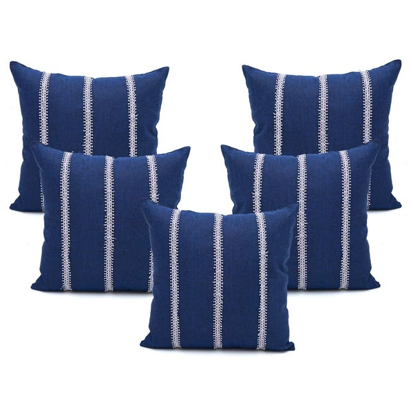 Cushion Case Cotton Pillow Cover Home Sofa Couch Bed Decor Square Covers Set 5