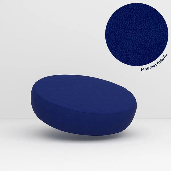 Pb016 Cushion Cover*Deep Blue*Faux Leather synthetic Litchi Skin Box Sofa Seat