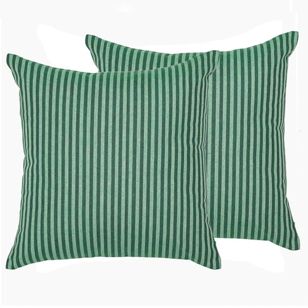 Pillow Cover Throw Cushion Case Covers Cotton Striped Home Sofa Decor Square-S2