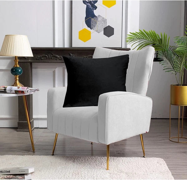 Crushed Cushion Covers or Velvet Cushions 18 x 18 Set of 2 Pair Bed Sofa Pillow