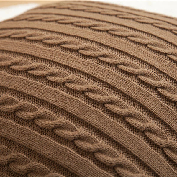 Soft Knitted Cushion Pillow Case Pillows Covers Sofa Bed Office Throw Home Decor