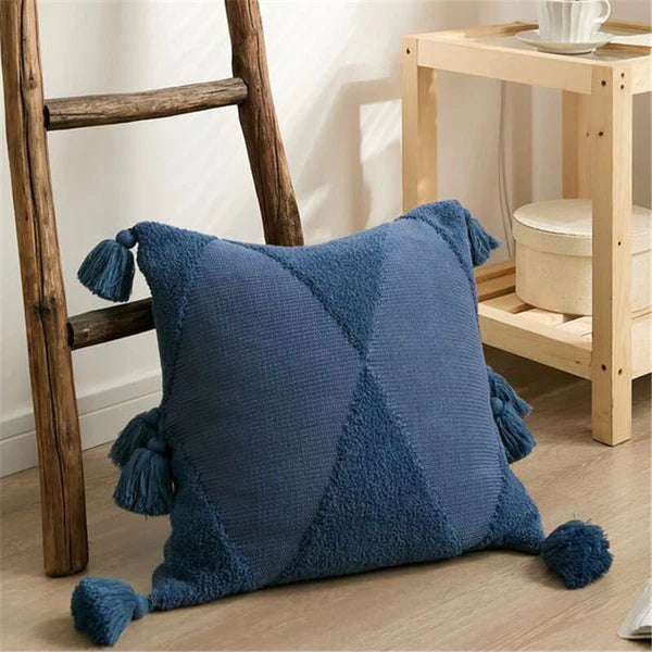 Knitted Cushion Cover Pillowcase Sofa Bed Throw Waist Pillows Case Home Decor