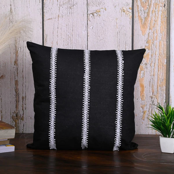 Cushion Case Cotton Pillow Cover Home Sofa Couch Bed Decor Square Covers Set 5