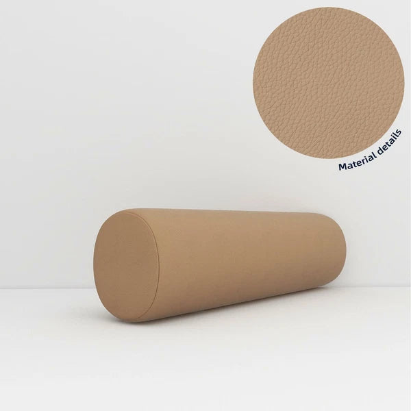 Pb031Cushion Cover*Nude Tan*Faux Leather synthetic Litchi Skin Box Sofa Seat