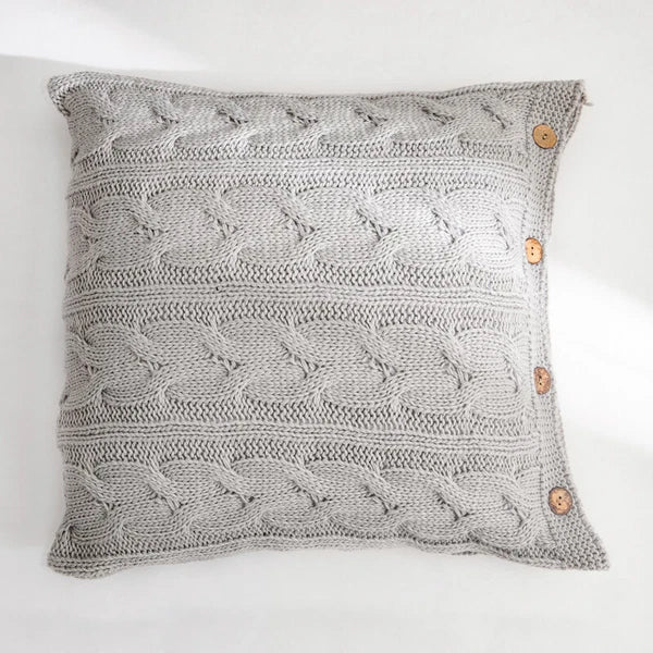 Knitted Cushion Cover Pillowcase Sofa Bed Throw Waist Pillows Case Home Decor