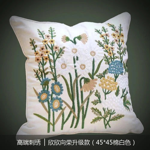 Luxury Cushion Covers for Living Room Sofa Cushion Cover Embroidery Pillowcase