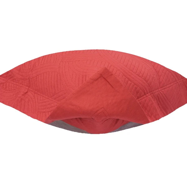 24x24" Premium Cotton PILLOW CASE Bed Sofa Red Yellow Brown Luxury CUSHION COVER