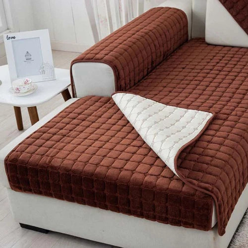 1pc Thicken Corner Sofa Towel Covers Slipcover Couch Cover Removable Mat