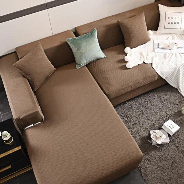 Elastic Sofa Bed Pillowcase Square Chair Cushion Waist Back Cover Home Decor 1pc