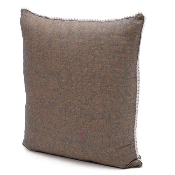 Cotton Cushion Cover Home Sofa Decor Throw Pillow Case Covers Solid with Lace