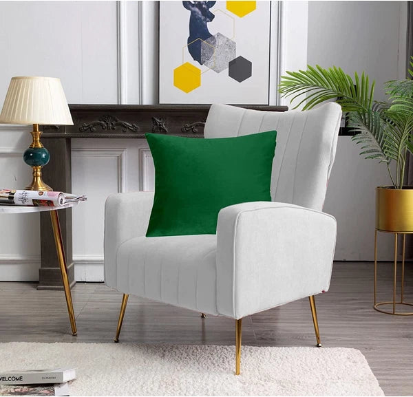 Crushed Cushion Covers or Velvet Cushions 18 x 18 Set of 2 Pair Bed Sofa Pillow