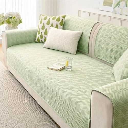 Ice Silk Sofa Seat Cover Nordic Style Universal Sofa Slipcovers for Living Room