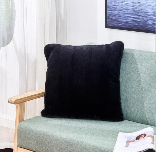 Fluffy Faux Fur Shaggy Soft Sofa Bed Home Car Decor Pillow Case Cushion Cover