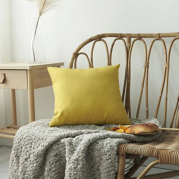 Outdoor Waterproof Cushion Cover Square Pillow Cases for Patio Tent Couch Sofa