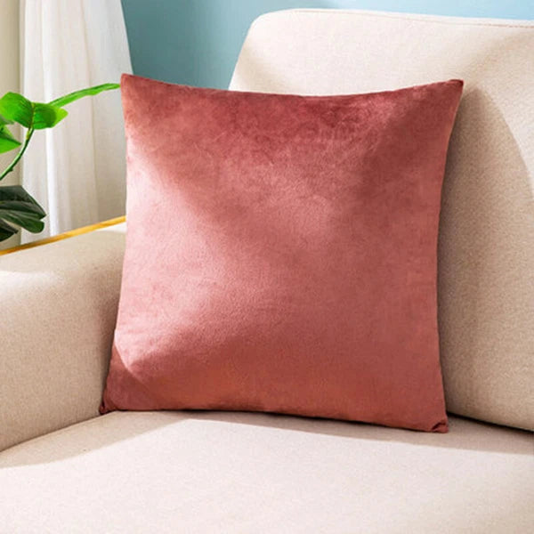 Dutch Velvet Pillow Case Solid Color Bed Pillowcase Bed Head Sofa Cushion Cover