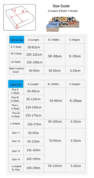 1 2 3 4 Seater PU Leather Sofa Cushion Cover Waterproof Sofa Couch Seat Cover