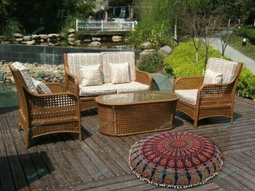 Ethnic Cushion Cover Indian Handmade Mandala Hippie Sofa Car Pillow Case