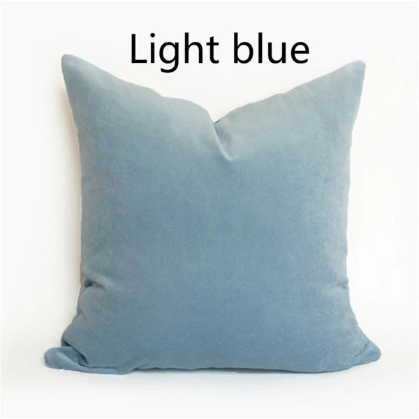 Velvet Pillow Case Waist Throw Cushion Cover Home Office Sofa Chair Bed Decor