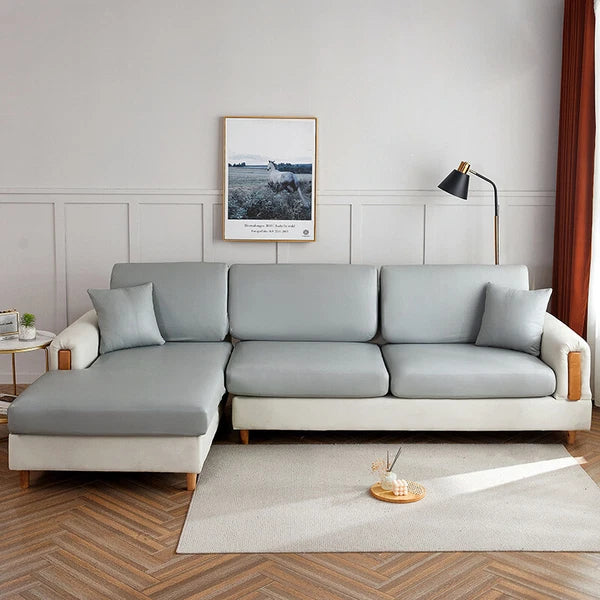 1 2 3 4 Seater PU Leather Sofa Cushion Cover Waterproof Sofa Couch Seat Cover
