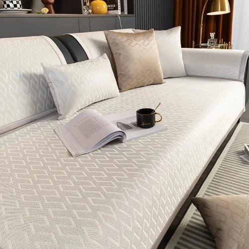 Modern Simplicity Ice Silk Cooling Mat Sofa Cushion Summer Pad Sofa Cover