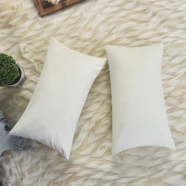 Plain Velvet Cushions Covers 30x51 cm Luxury Soft Velvet Sofa Bed Pillow Cases