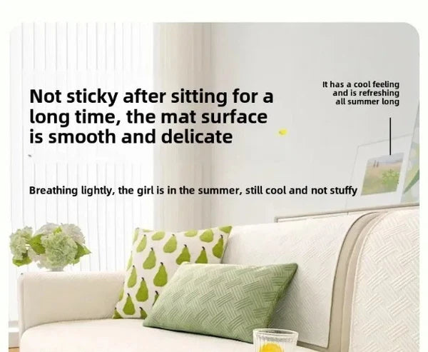 Ice Silk Sofa Seat Cover Nordic Style Universal Sofa Slipcovers for Living Room