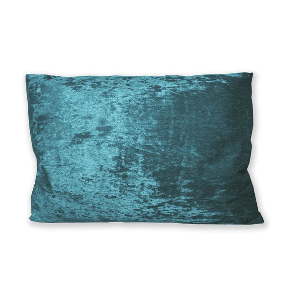 Mv18 Dark Teal Crushed Velvet Sofa Seat Patio Bench Cushion Bolster Cover/Runner
