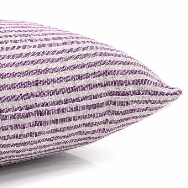 Cotton Cushion Covers Throw Pillow Cover Case Striped Home Sofa Decor-Set of 2