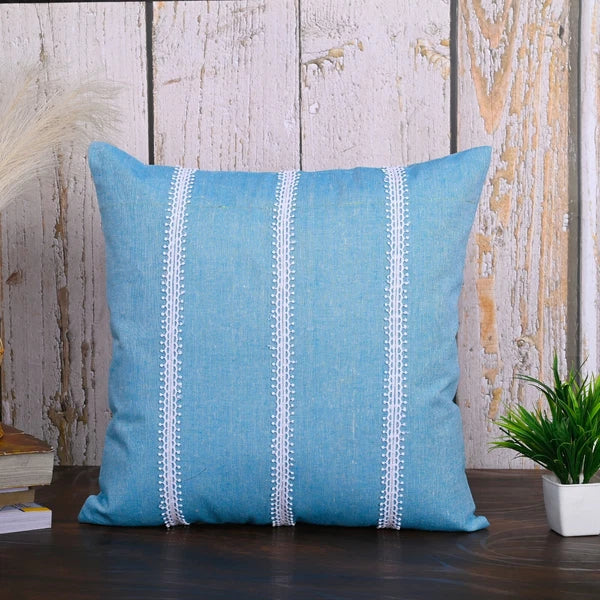 Cotton Pillow Cover Cushion Case Home Sofa Couch Bed Decor Square Covers Set 5