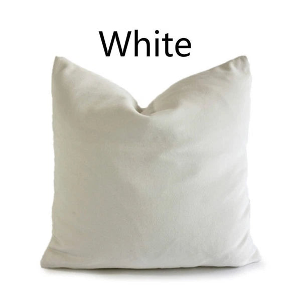 Velvet Pillow Case Waist Throw Cushion Cover Home Office Sofa Chair Bed Decor