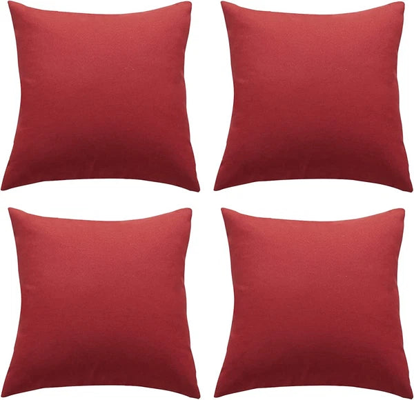 Outdoor Waterproof Cushion Cover Square Pillow Cases for Patio Tent Couch Sofa