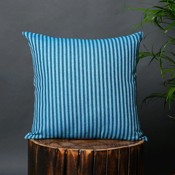 Cotton Cushion Covers Throw Pillow Cover Case Striped Home Sofa Decor-Set of 2