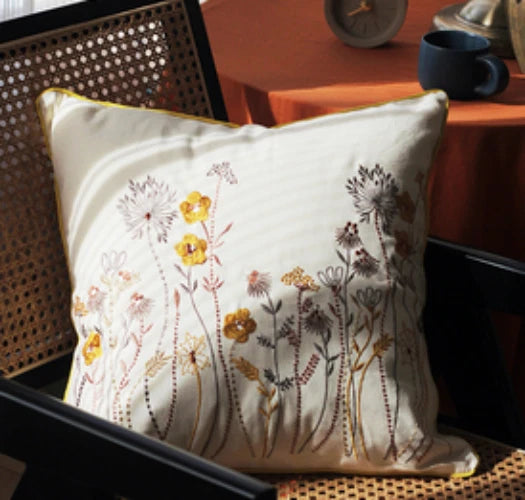 Luxury Cushion Covers for Living Room Sofa Cushion Cover Embroidery Pillowcase