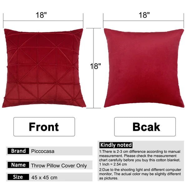Luxury Velvet Cushion Cover Sofa Throw Pillow Cover