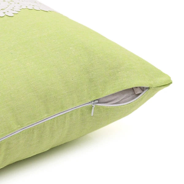 Home Decor Cushion Cover Sofa Decorative Throw Pillowcase Covers Solid with Lace