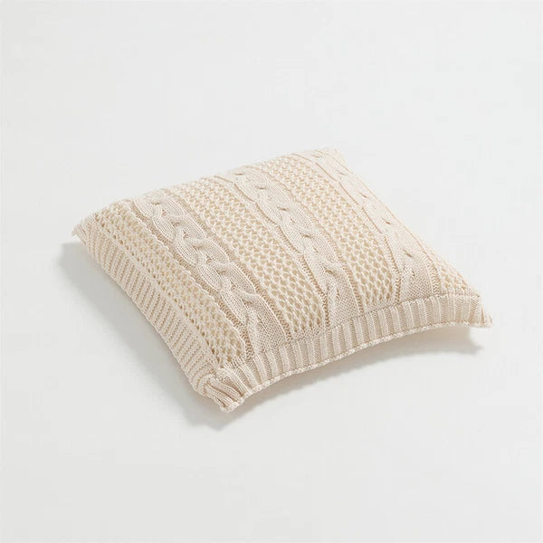 Square Knitted Pillowcase Sofa Bed Throw Waist Cushion Cover Office Pillow Case
