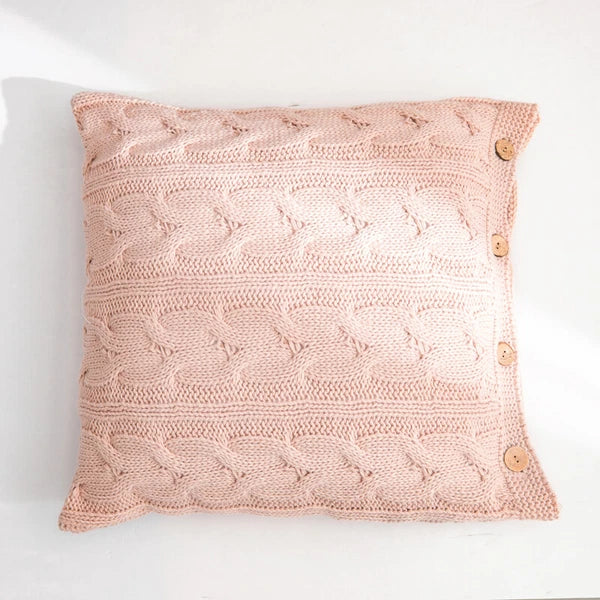 Knitted Cushion Cover Pillowcase Sofa Bed Throw Waist Pillows Case Home Decor