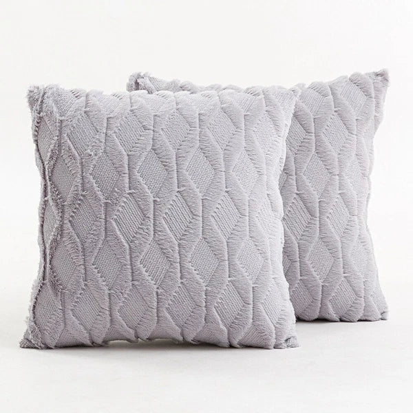 Decorative Throw Pillow Covers Set of 2 for Couch Sofa Living Room 18"x18"